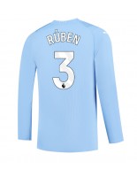 Manchester City Ruben Dias #3 Domácí Dres 2023-24 Dlouhý Rukáv